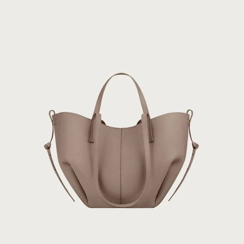 Ladies' fashionable large capacity wing shaped single shoulder handbag, suitable for commuting and shopping