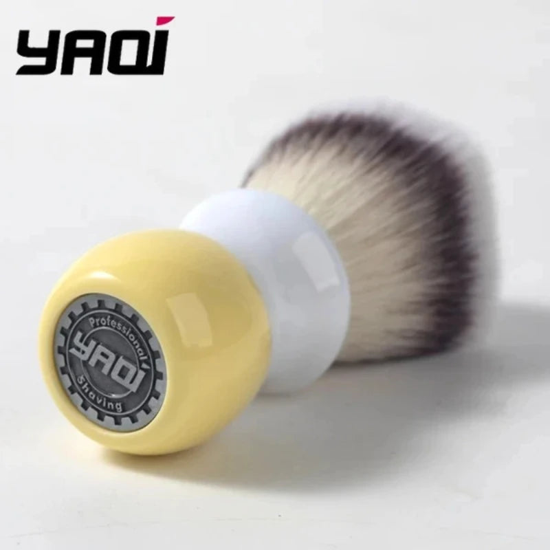 YAQI Naicha（Milk tea）Synthetic Hair Mens Wet Shaving Brush