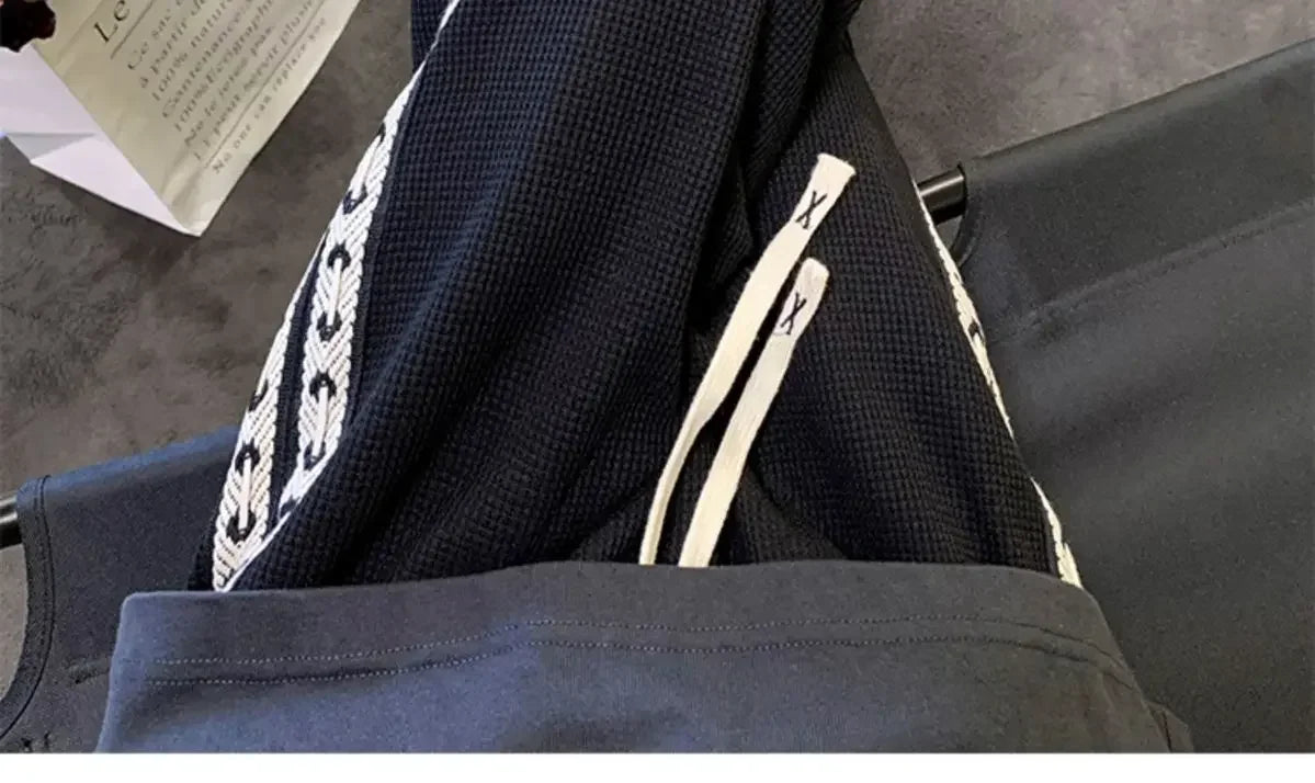 Men's Sweatpants Grey Trousers Wide Leg Man Sweat Pants Straight Baggy Slacks Summer Tracksuit Bottoms Stylish 2025 New In
