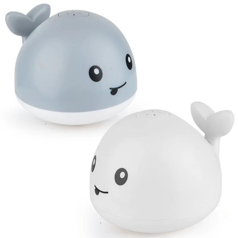 Waterproof Baby Bath Toys Whale Automatic Bathroom Toy Sprinkler Glowing LED Light toy,kids Infant Swim Pool Bathroom Toys Gifts