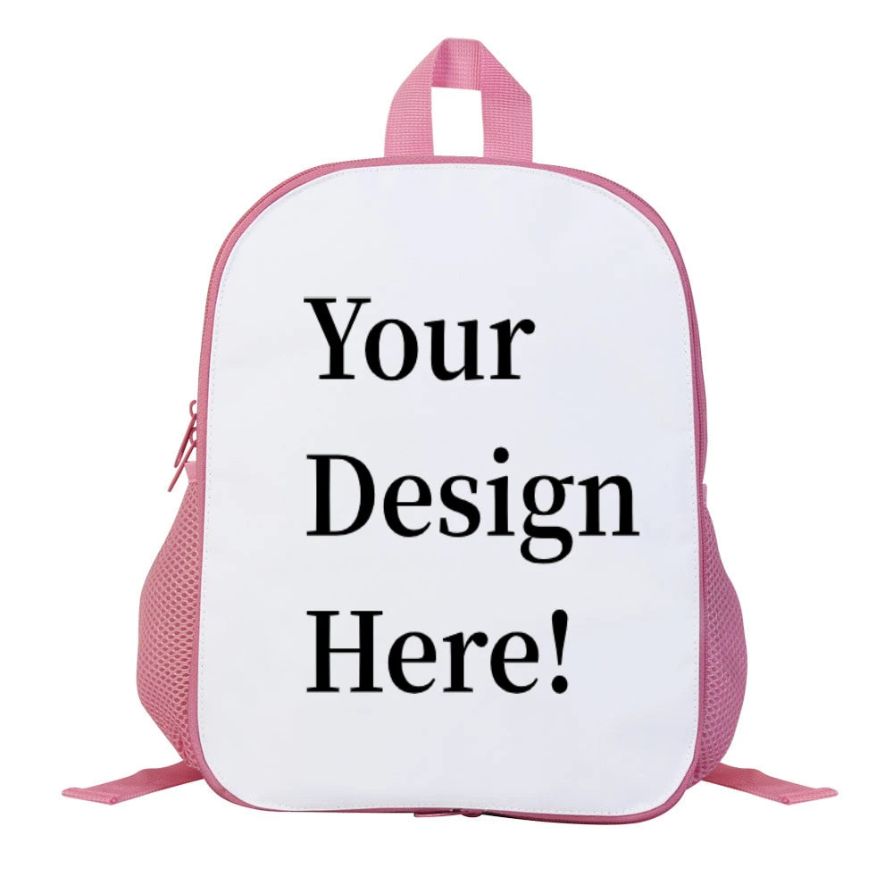 Custom Kindergarten Schoolbag New Fashion Backpack School Bags Cute Boys Girls Bookbag Name Logo Photo Print For Creative Gift