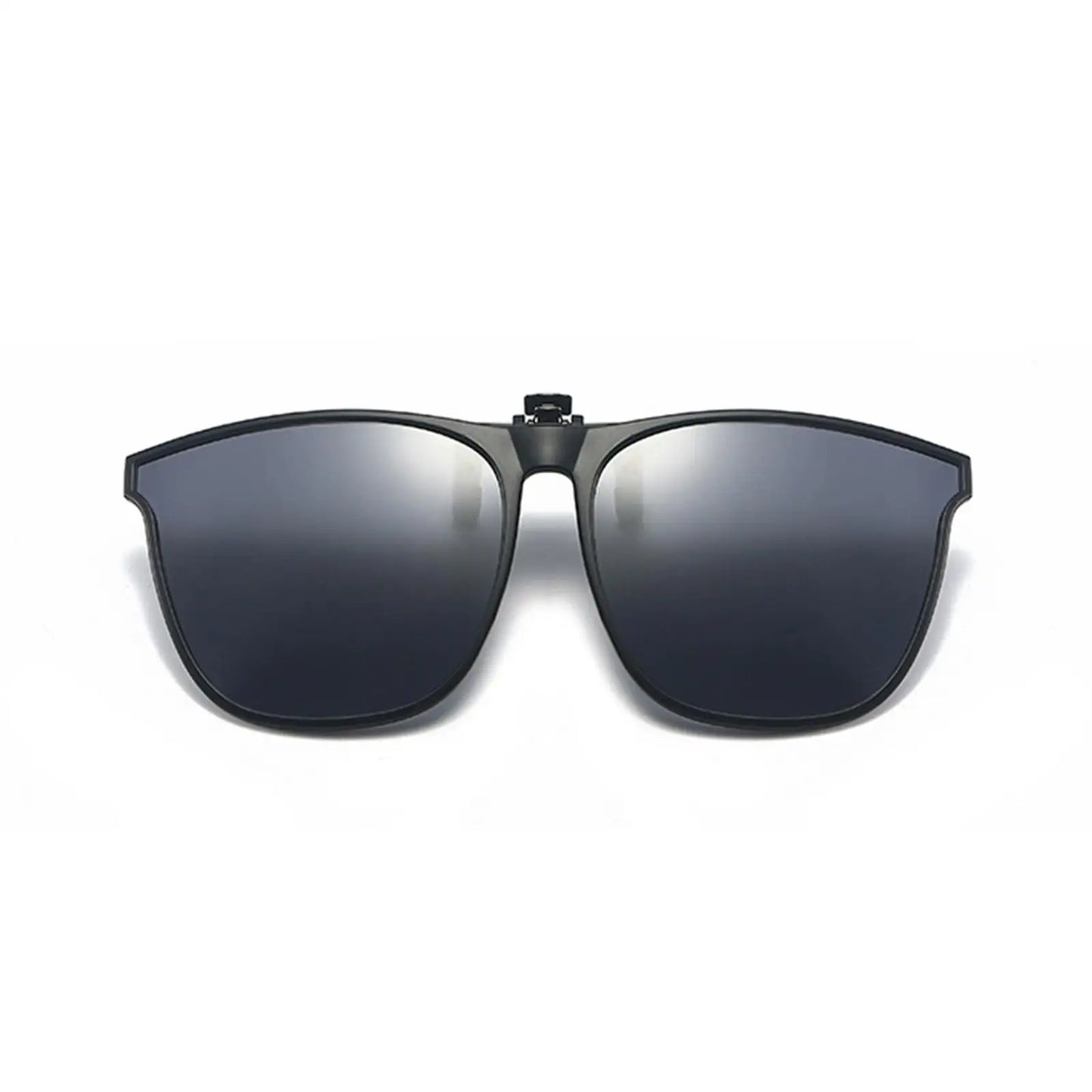 Polarized Clip On Sunglasses Men Women UV400 Anti Glare Sun Glasses for Driving Fishing Vintage Square Flip Up Glasses Eyewear