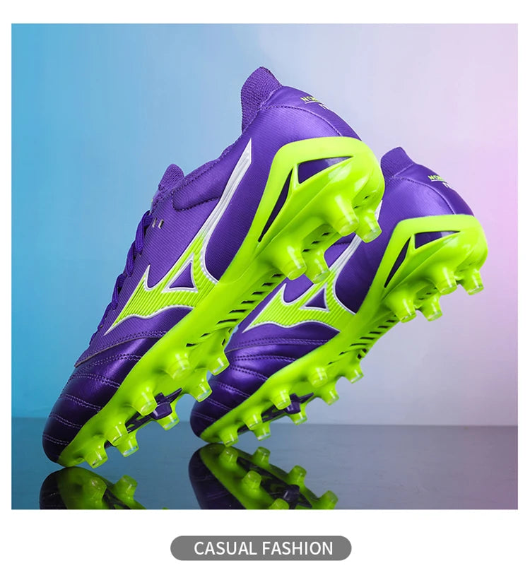 Soccer Shoes Men's Football Boots Grass Training Sports Society Soccer Cleats Non-slip Football Field Boot Crampons De Football
