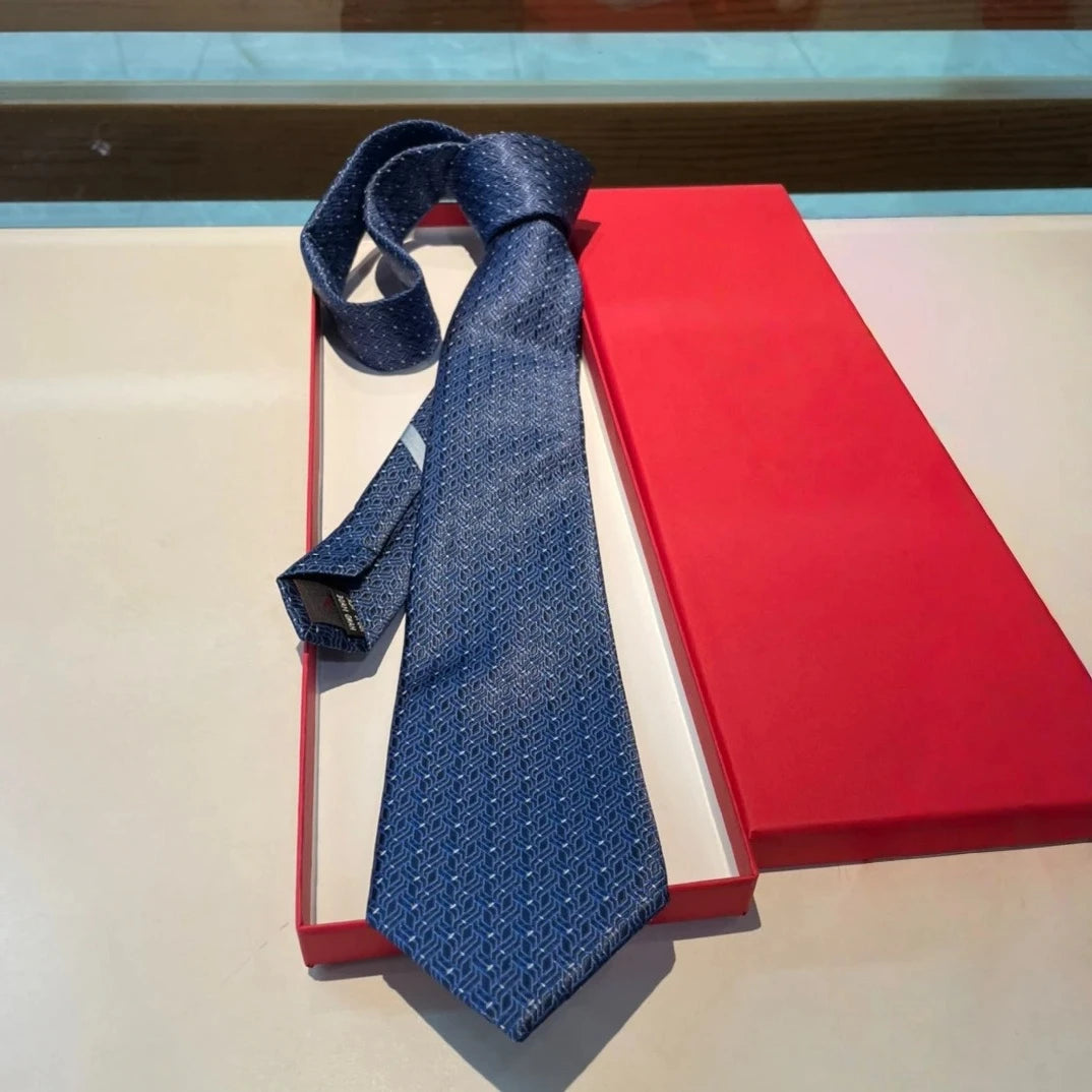 Luxury Brand Handmade Men's Neck Ties 100% Silk Ties Twill F Style High-End Business Formal Bows Ties Holiday Christmas Gifts