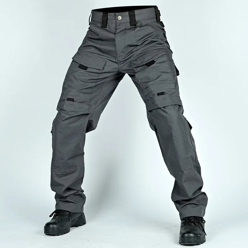 Tactical Pants Workwear Pants Mens Camo Military Wear-resistant Outdoor Trip Hiking Shirts Training Hunting Clothes Multi Pocket