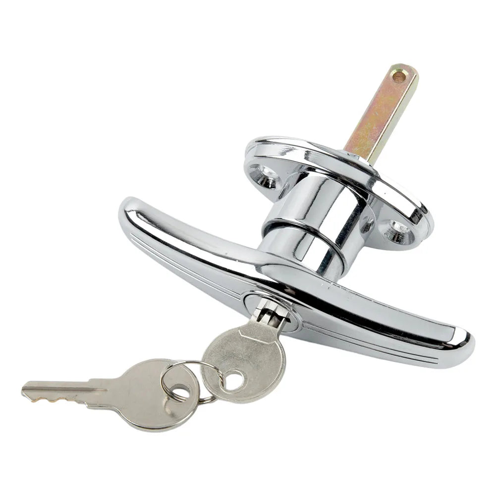 Garage Door Lock T Handle Rear Fix Keyed To Differ Caravan Garage Shed Campervan Garage Door Opener T Lock Handle