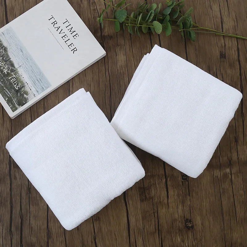 80*180/100*200cm White Large Bath Towel Thick Cotton Shower Towels Home Bathroom Hotel Adults Toalha de banho Serviette de bain