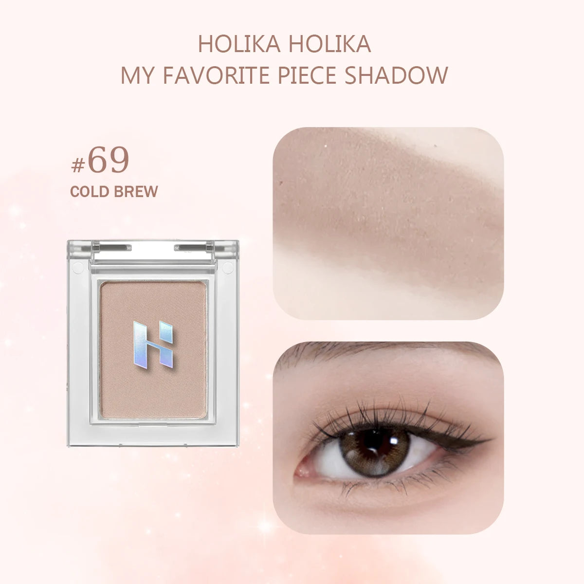 HOLIKA HOLIKA My Favorite Piece Shadow-8 Shades,Highly Pigmented,Long-Lasting&Fade-Resistant,Smoky Party,K-Beauty,Korean Makeup