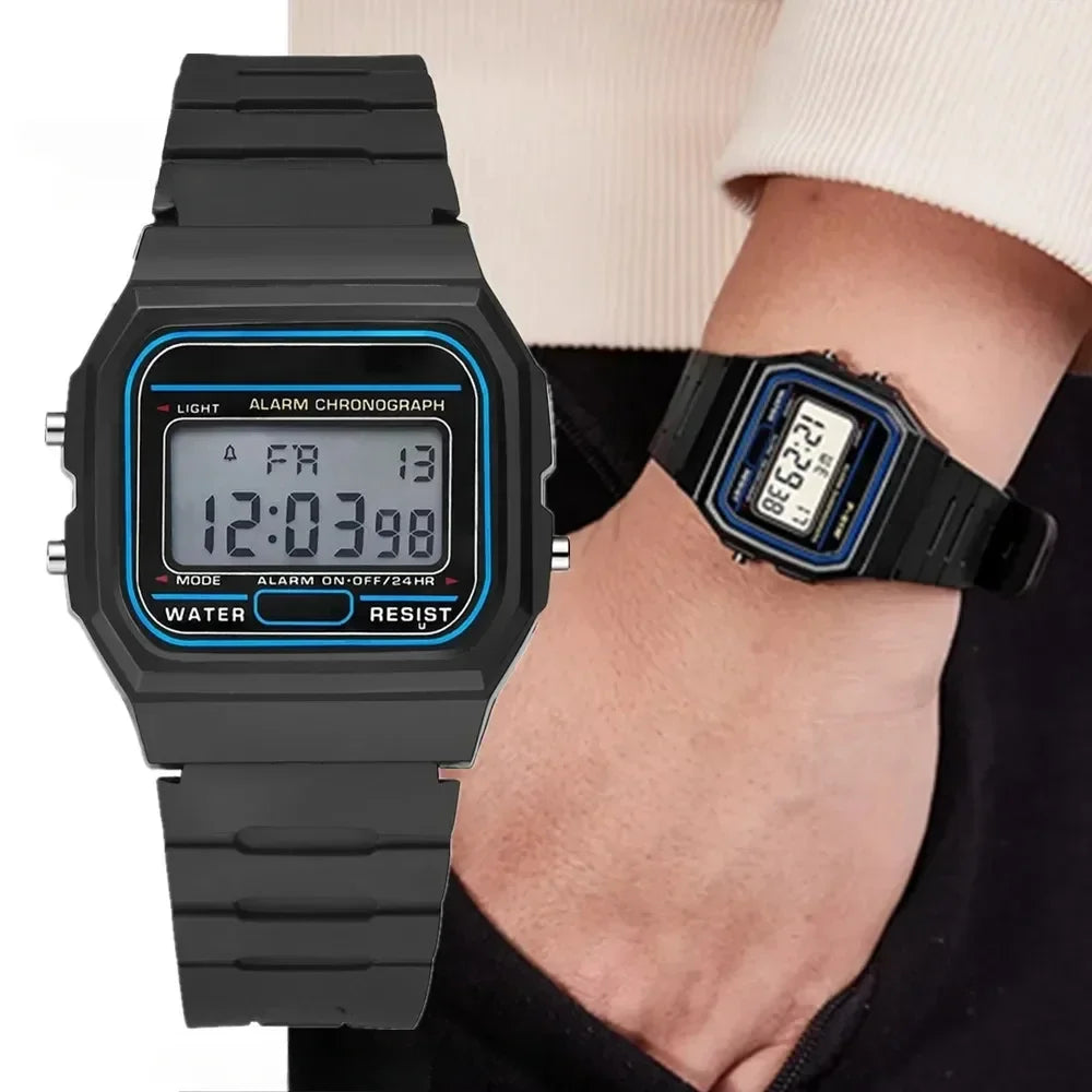 Men Watch Fashion LED Digital Watches Man Sports Wristwatches Vintage Silicone Wristband Electronic Clock Reloj Hombre часы