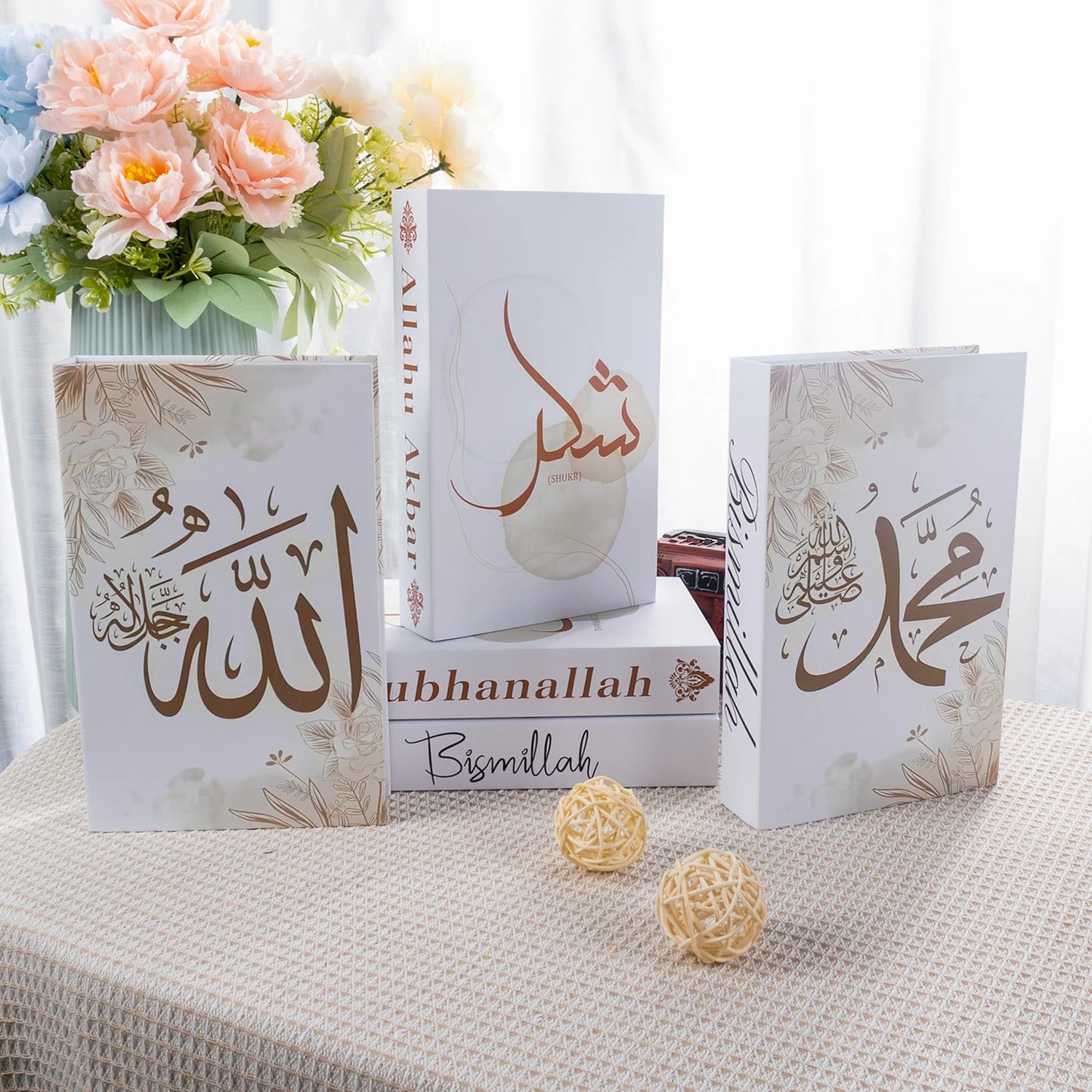 Islamic Serie Fake Book Decoration Coffee Table Decoration Living Room Fashion Prop Books Home Decoration Model Room Accessories