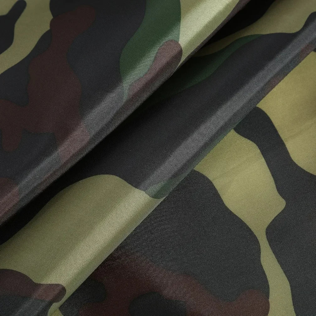 Camouflage Outdoor Tent Tarp Nylon Fabric Portable Lightweight Rainproof Mat RainTent Tarp Shelter for Camping