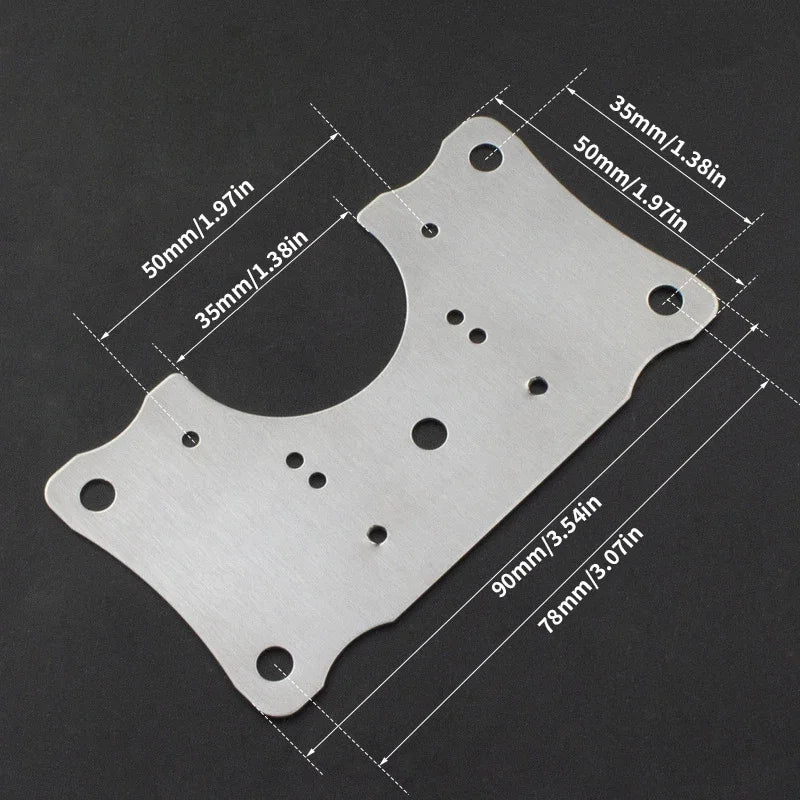 4/8pcs hinge repair parts fixing plate with screws, repair plate, installation gasket, used for cabinet and wardrobe doors