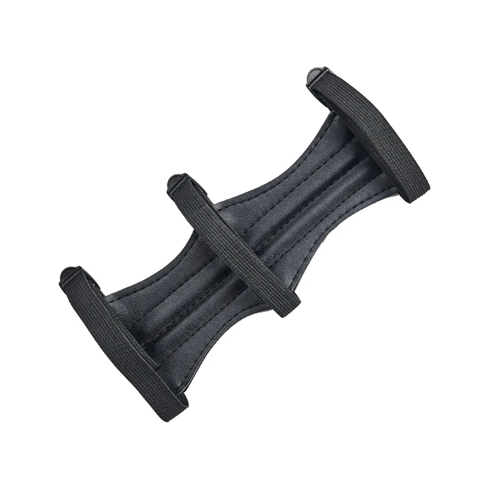 Archery Arm Finger Guard Leather Handguard Protector Adult 3 Finger Glove Left Right Hunting Shooting Safety Anti Slip Protect