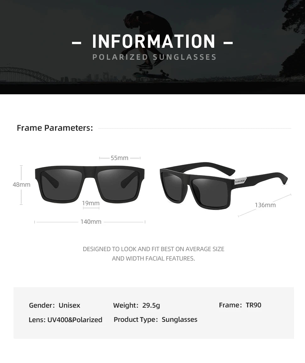Classic Polarized Sunglasses Men Women UV400 Sun Glasses Fishing Goggles Outdoor Sport Eyewear
