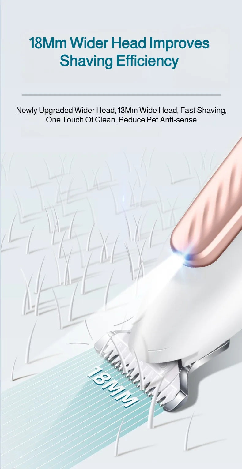 Pet Local Hair Electric Trimmer - Waterproof Shaver, Type-C Charging, Pet Grooming Tool
