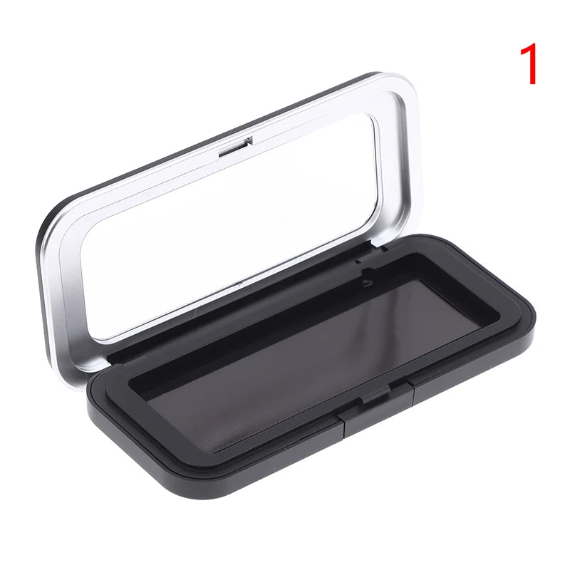 Refillable Magnetic Eyeshadow Palette Empty Black Clear Makeup Storage Case DIY Cosmetic Container for Lipstick Foundation Blush