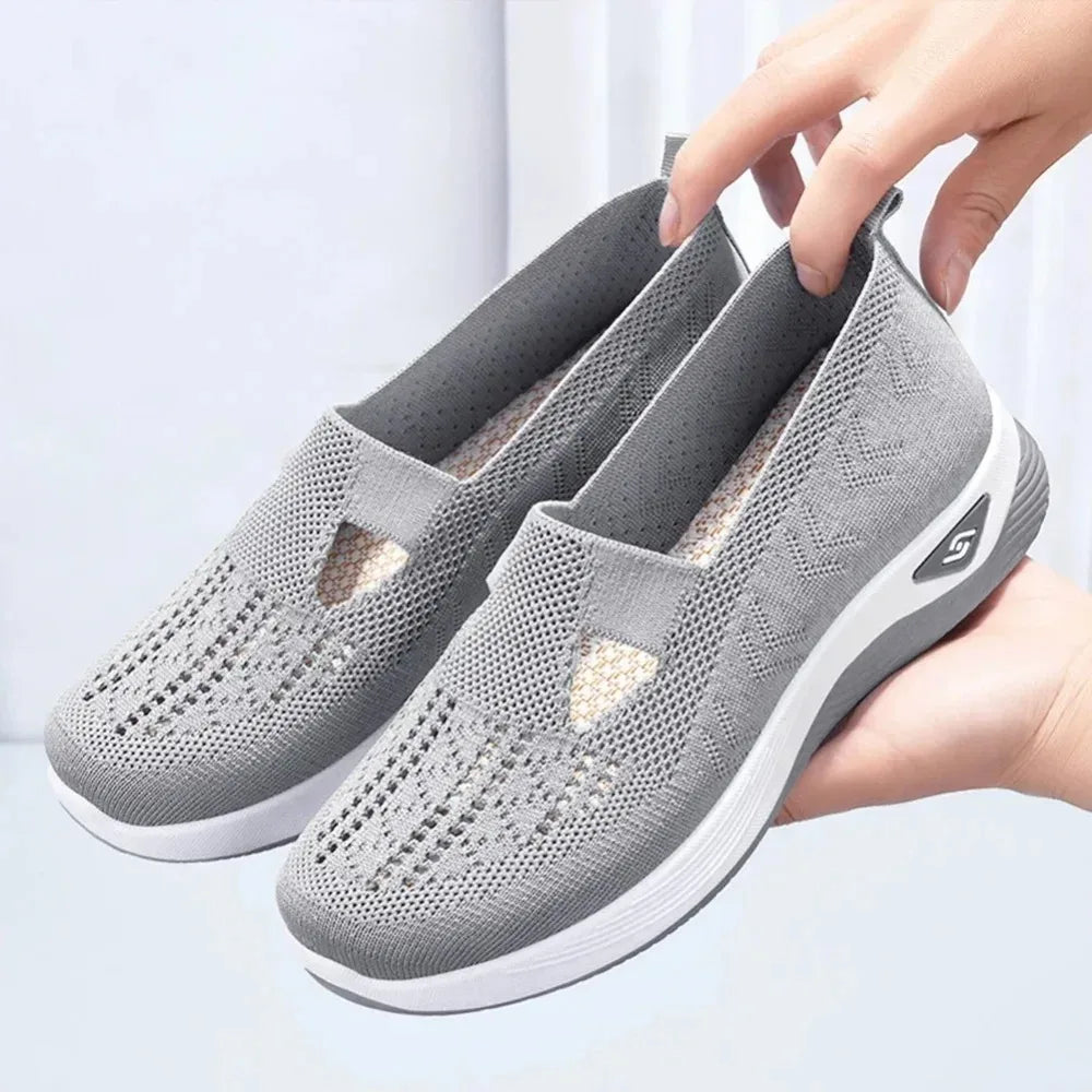~New Summer Barefoot Walking Shoes for Women Mesh Breathable Comfortable Orthopedic Shoes Non Slip Sneakers with Arch Support