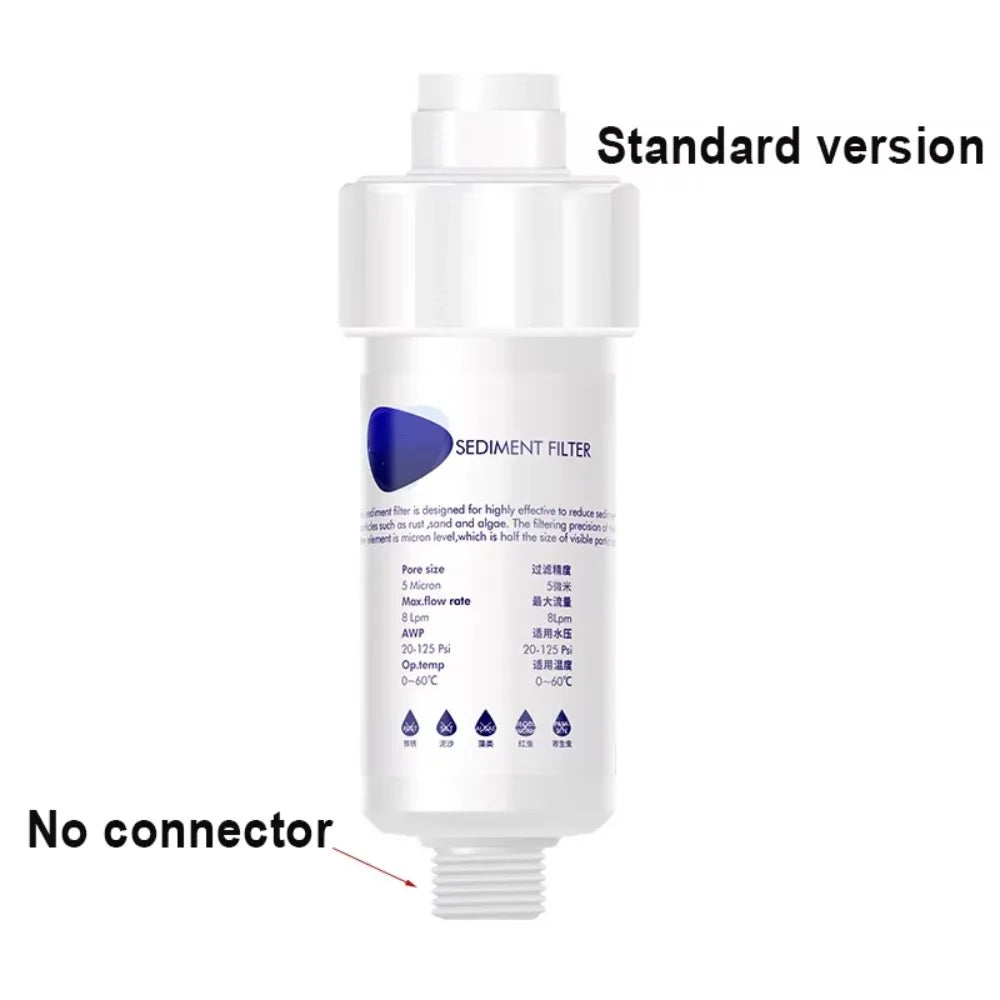 Shower Water Filter Environmentally Water Quality Pre-chlorine Removal Filter Under Sink Bathroom Accessories
