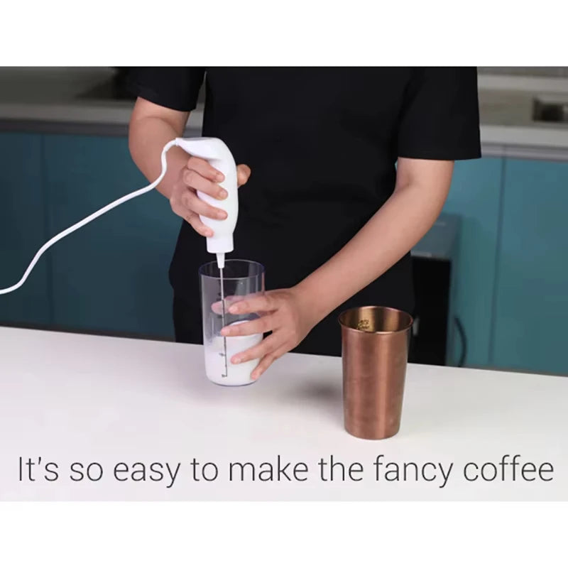 Multifunctional Electric Mini Milk Frother Portable Eggbeater Blender Food Mixing Stirrer Foamer  Automatic For Coffee Milkshake