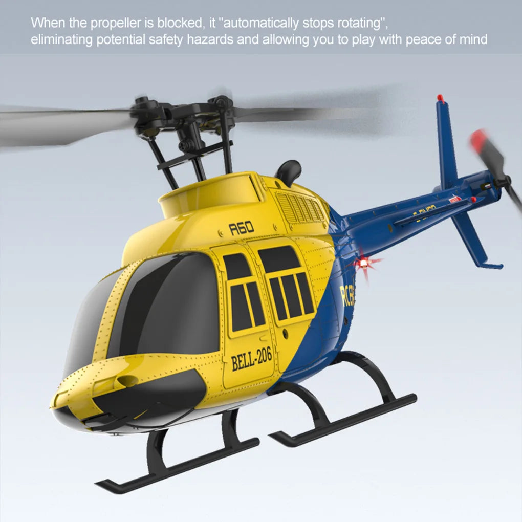 RC Plane RC ERA A60 1/42 remote-controlled aircraft Bell 206 helicopter 2.4G 4CH Altitude Hold Optical Flow Positioning