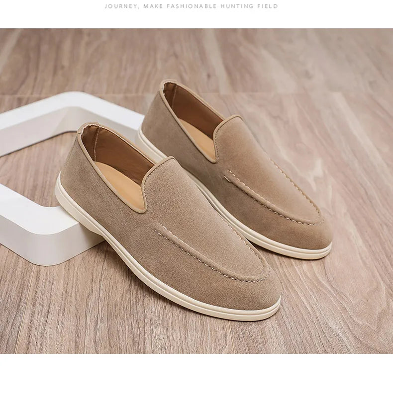 Men Casual Shoes Formal Man Loafers Leisure Walk Tassel Moccasins Italian Breathable Slip on Male Boat Shoes