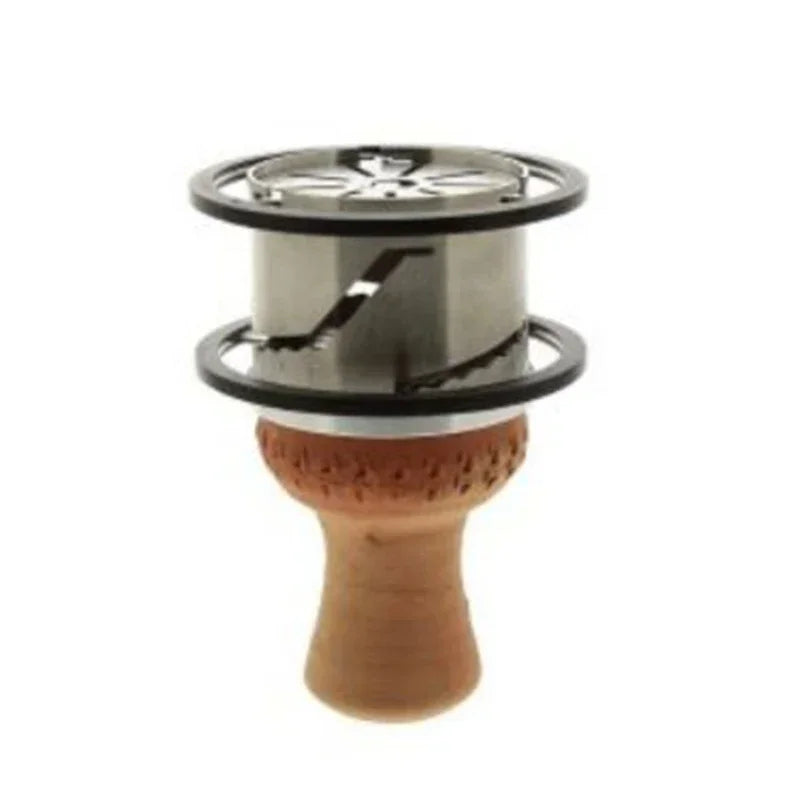 Stainless Steel Hookah Bowl Adjustable Height Heat Management System Complete Chicha Shisha Charcoal Holder Smoking Accessories