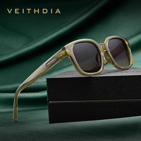VEITHDIA Polarized Fashion Classic Sunglasses Photochromic Gradient UV400 Protection Outdoor Sun Glasses for Men And Women 7900