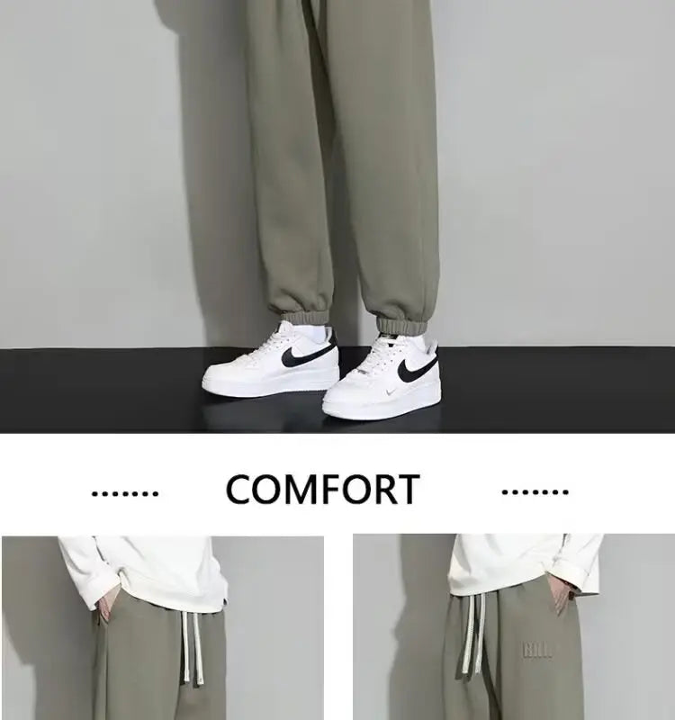 Men's Trousers Casual Trousers Loose Popular Sports Pants Versatile Casual Pants for Boys
