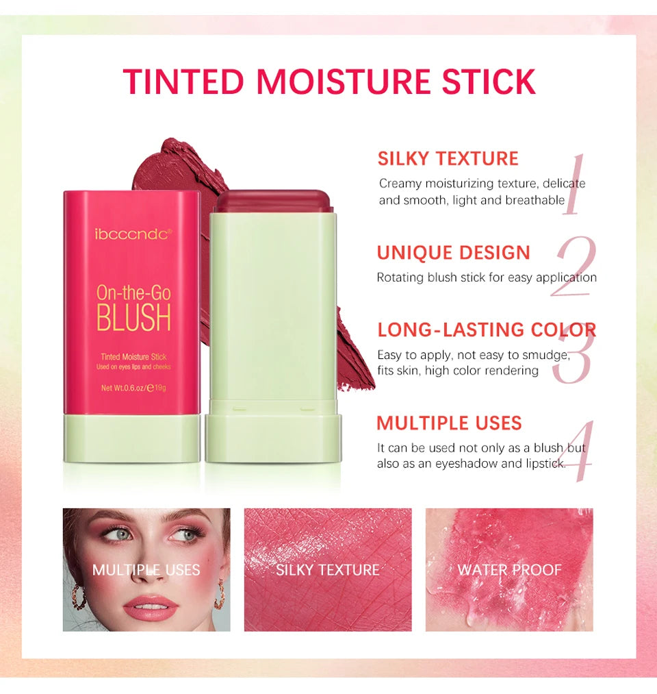 pixiBlush Cosmetic Blush Palette Long lasting Matte Stick Makeup Products Make Up Blusher Cosmetics Pink Blush in Bar Korean