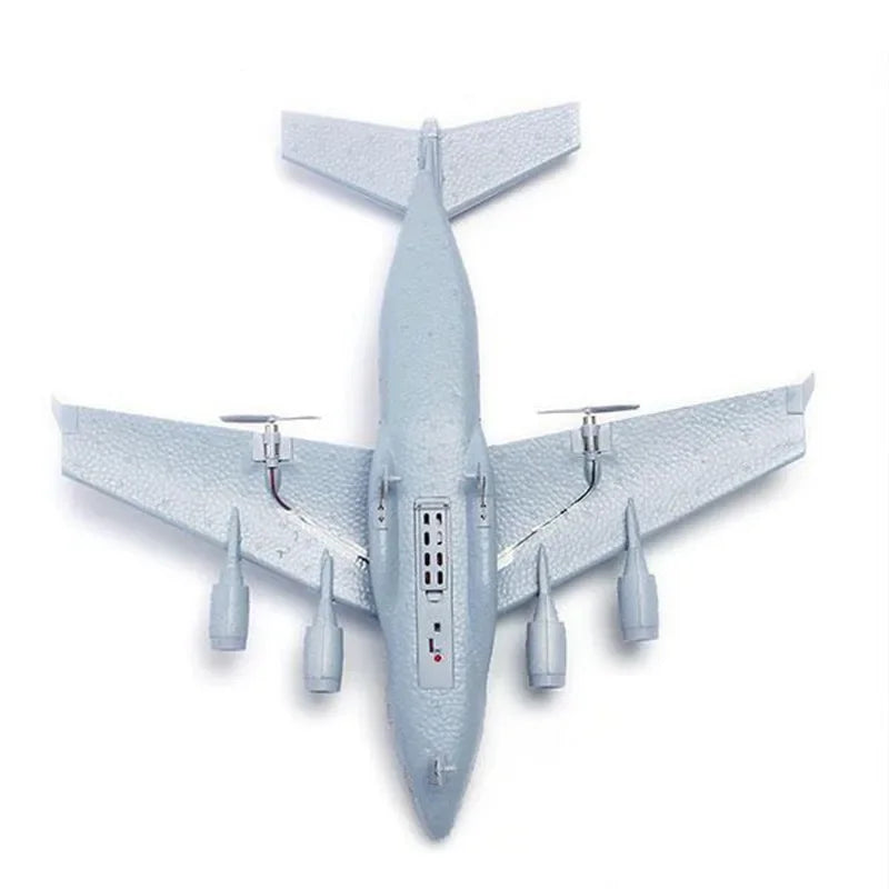 C-17 RC Drone DIY Aircraft Transport Aircraft 373mm Wingspan EPP RC Drone Airplane 2.4GHz 2CH 3-Axis Aircraft Toy for Children