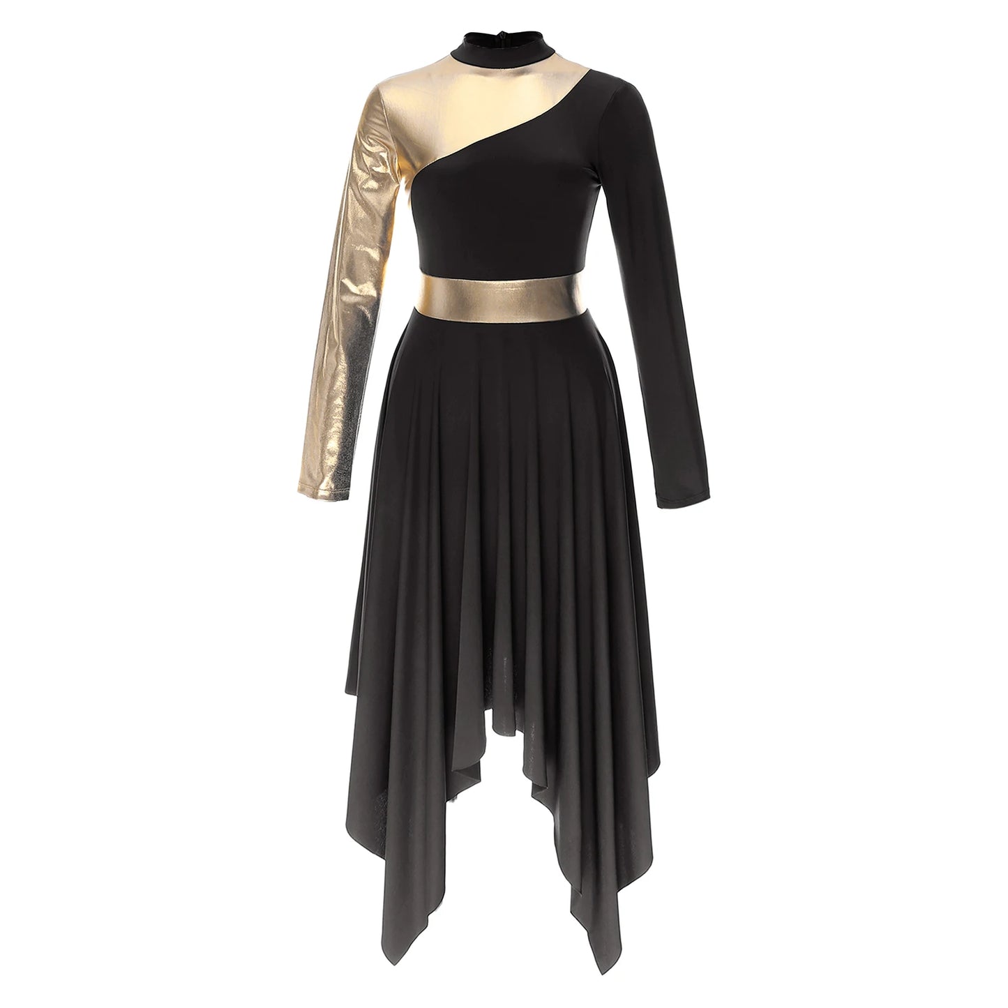 Adults Liturgical Praise Dance Dress Women Lyrical Performance Costume Modern Contemporary Dress Celebration of Spirit Dancewear