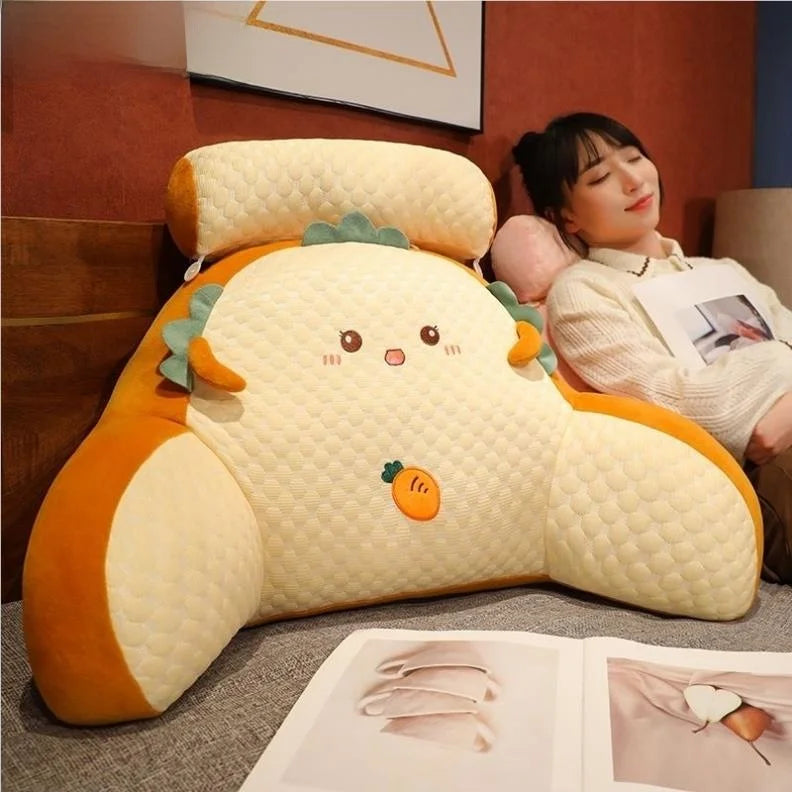 2024 New Detachable Waable Extra Large Semi-Barest Pillow Soft Covered Lazy Sofa Pregnancy Pillow Modern mat Sle...