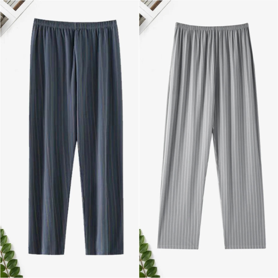Pajama Pants Men's Spring and Autumn Loose Casual Trousers Home Pants Men's Home Pants Can Be Worn Outside