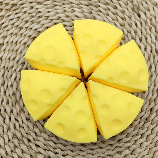 Cheese Squishy Toy Simulation Cheese Squeeze Toy Soft Cute Decompressing Pinching Cheese Sticky Slow Rebound Kids Adult Toy