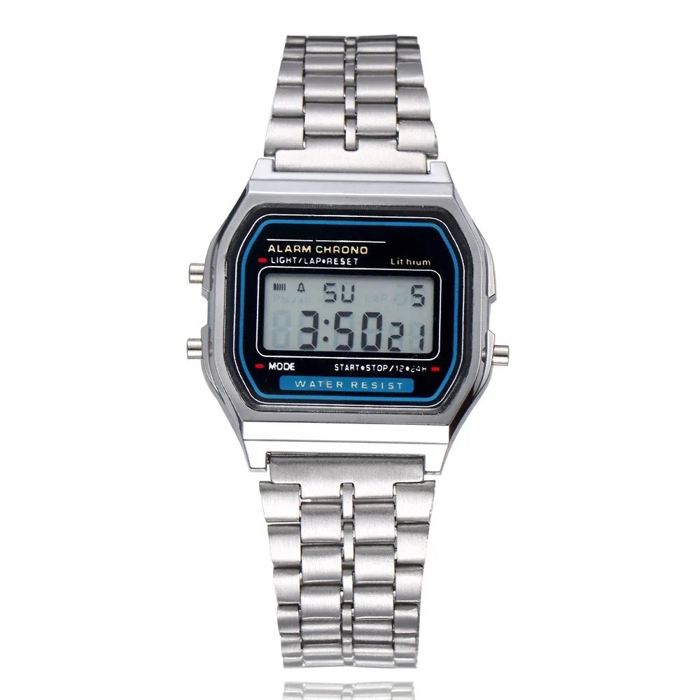 2025 Digital Watches For Men Sports Waterproof Bracelet Clock Gold Electronice LED Wristwatch Women