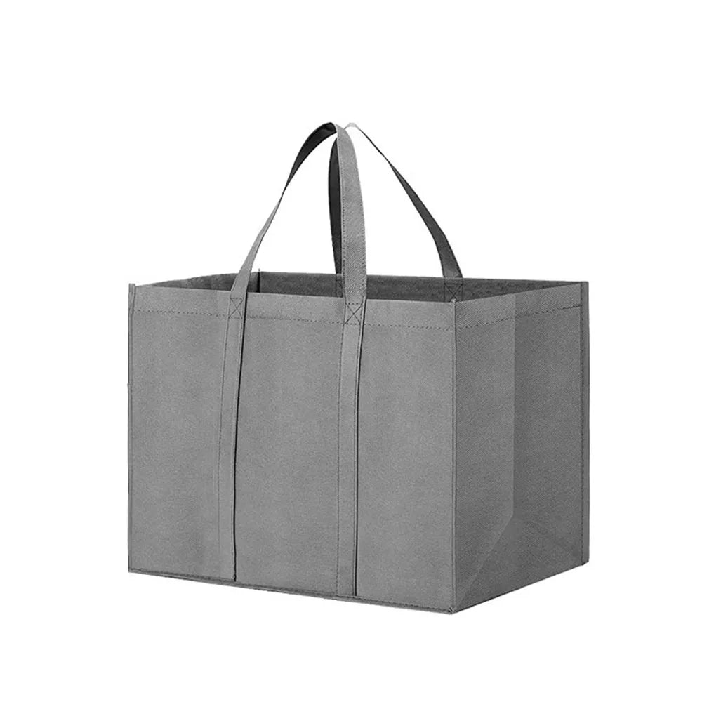 Reusable Shopping Bags For Women Portable Foldable Eco-Friendly Grocery Heavy Duty Handbag Simple Large Capacity Tote Bag