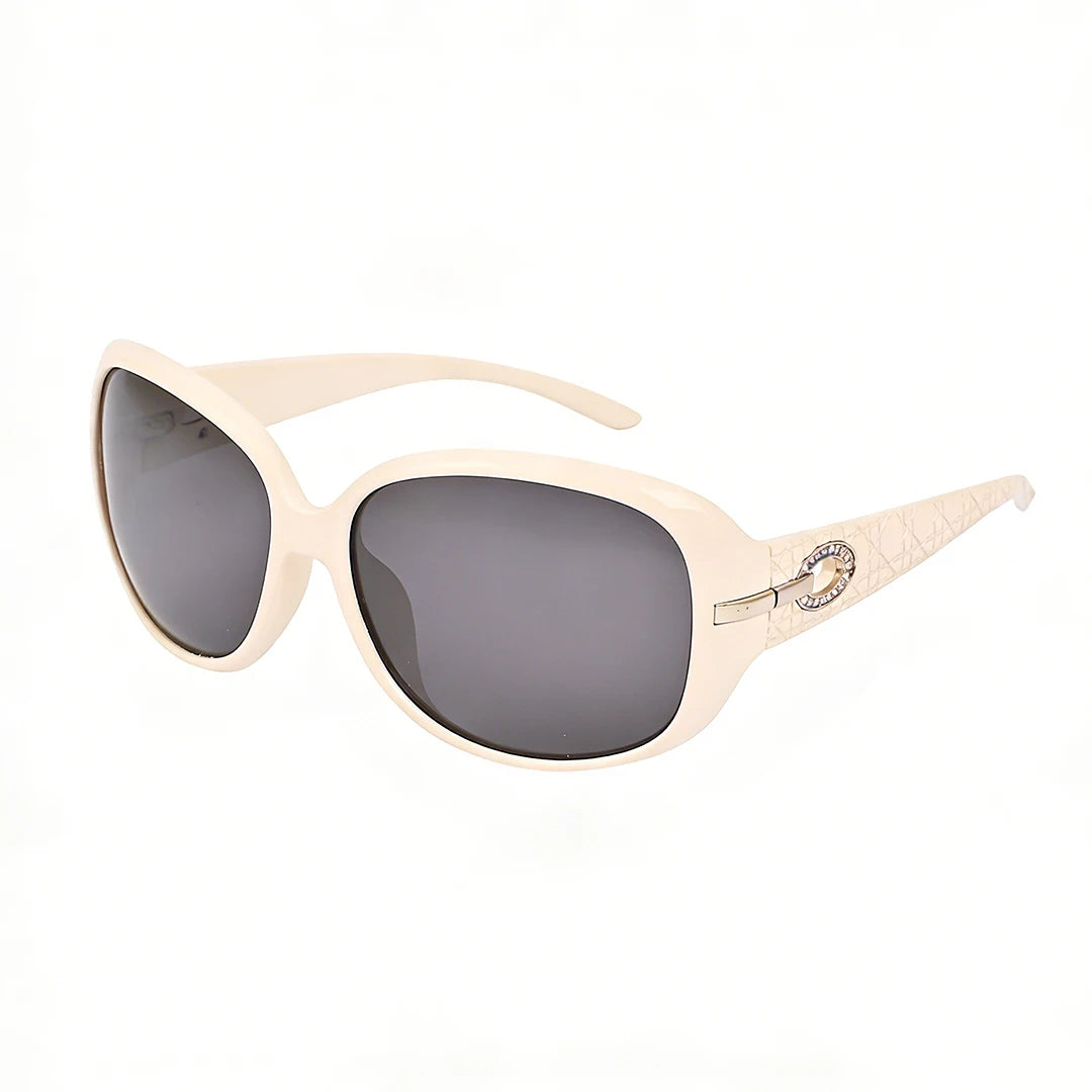 Big Womens Sunglasses Polarized Trendy Sun Glasses Large Rectangle UV Protection Rhinestone Sunnies