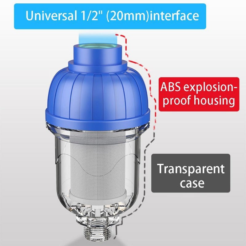 Detachable Pre-filter Household Bath Water Purifier Washing Machine Rain Shower Front Filter Water Heater Filter To Remove Scale