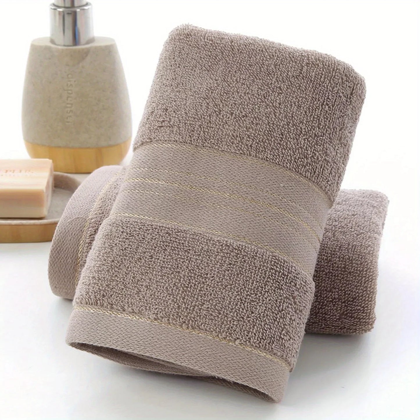 100% Pure Cotton Bath Towel, Soft and Absorbent Multi-Purpose High-Quality Quick-Dry Bathroom Towel