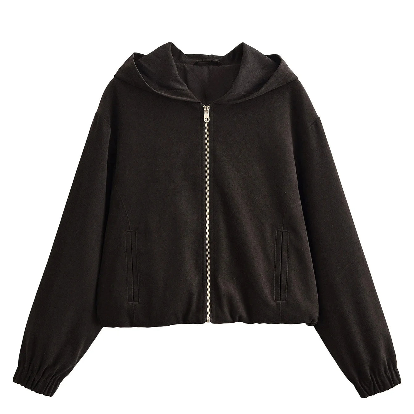 Women Sports Pants Set Fashion Autumn Winter Female Hooded Bomber Jacket Coat Or Lady Casual Chic Wide Leg Pants Knitted Sets