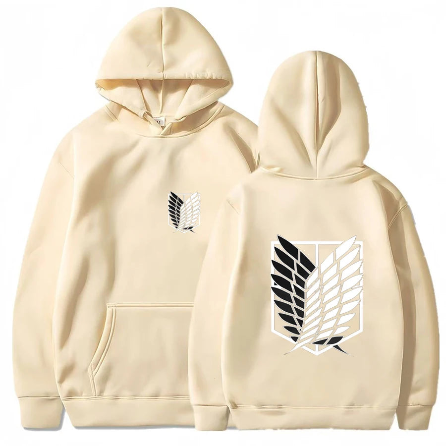 2026 Attack on Titan Men's Hoodie Anime Hoodies Men and Women Streetwear Pullover Harajuku Shingeki No Kyojin Hoodies Sweatshirt