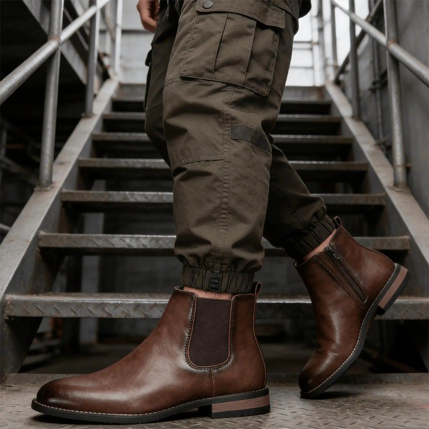 Boots Men Casual Brand Comfortable 2026 Fashion Boots Leather