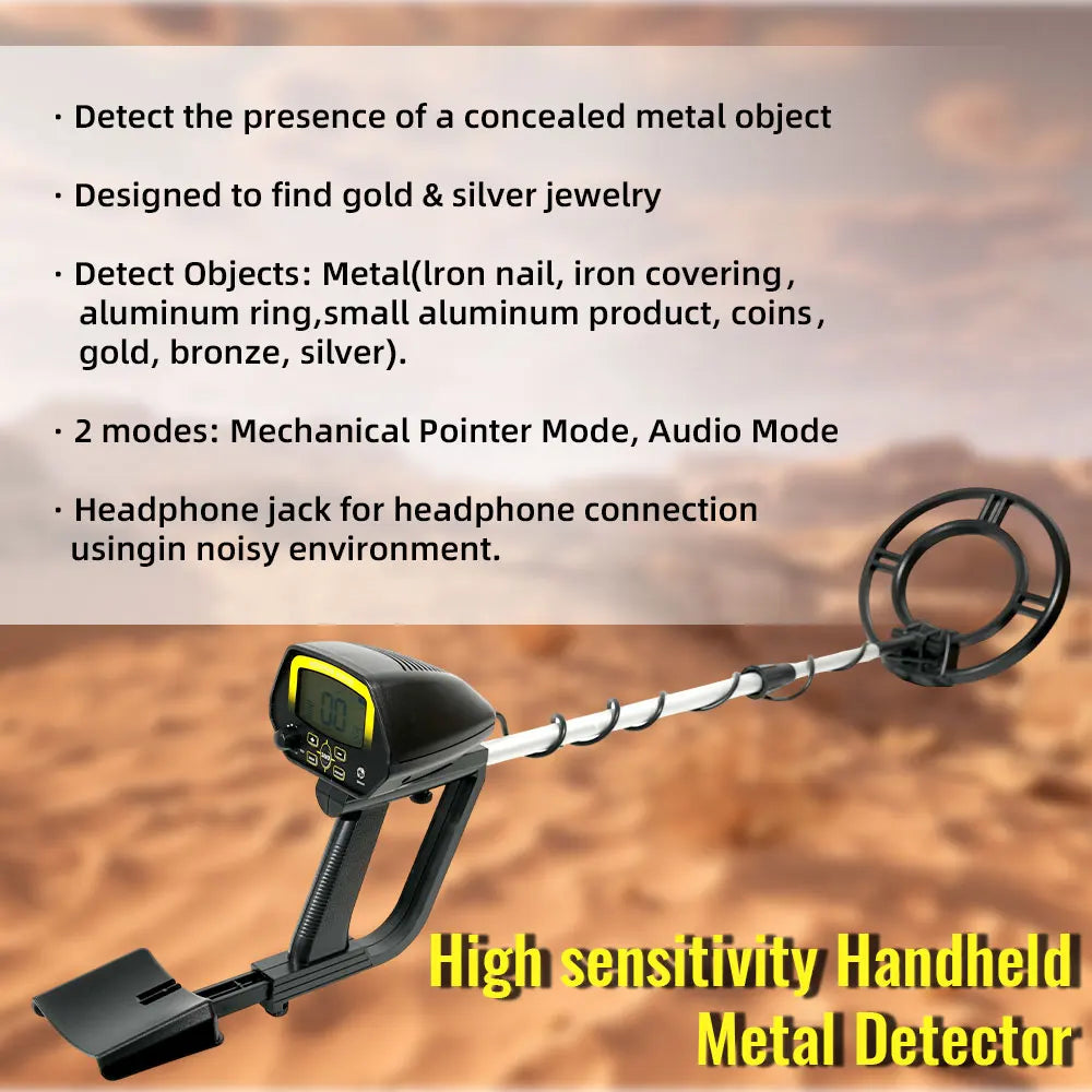 Metal Detector MD-4060 Professional Underground Gold Detectors Pinpointer Detecting Jewelry Treasure Hunter High Sensitivity