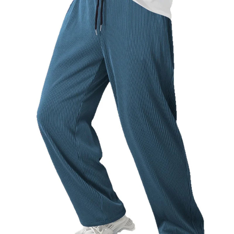 Autumn European and American Style Casual Pants for Men, Wrinkle-Resistant, Non-Iron, Breathable, Stretchy, Dirt-Resistant, Stra