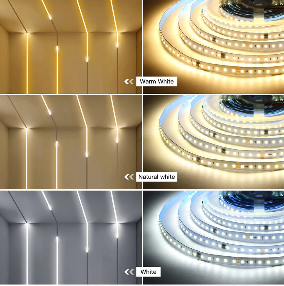 Multiple Rolls LED Strip Ligths Horse Racing Water Fllowing Light Wave Chasing Effect WS2811 Control IC DC24V 5M 10M Decor Lamp