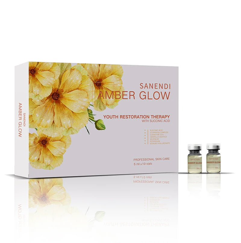 Korean Skin  Anti-Wrinkle 5ml Whitening Cocktail Skin Booster Mesoheal Pink Glow Ampoule Liquid Face Cosmetology Collagen