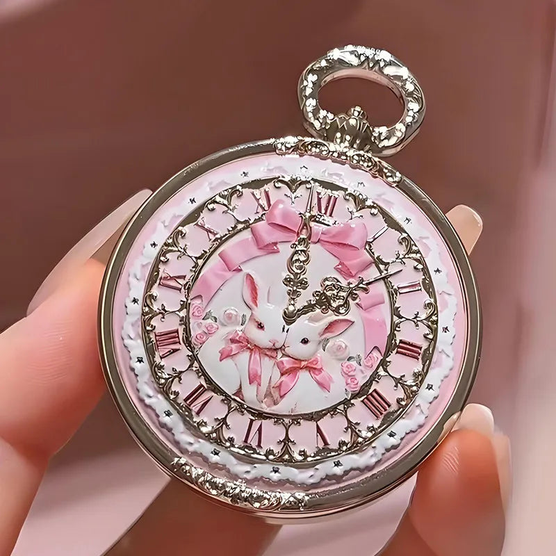 Flower Know Bunny Garde Series Makeup Tools Mini Makeup Mirror Hand-held Moisturizing Lip balm Cosmetic