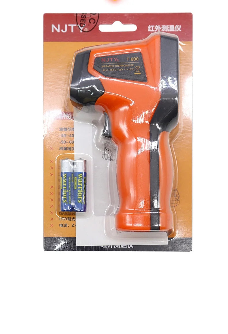 Non-contact Digital Infrared Thermometer Laser Temperature Meter Pyrometer Imager Hygrometer Termometro infrarojo Light Alarm
