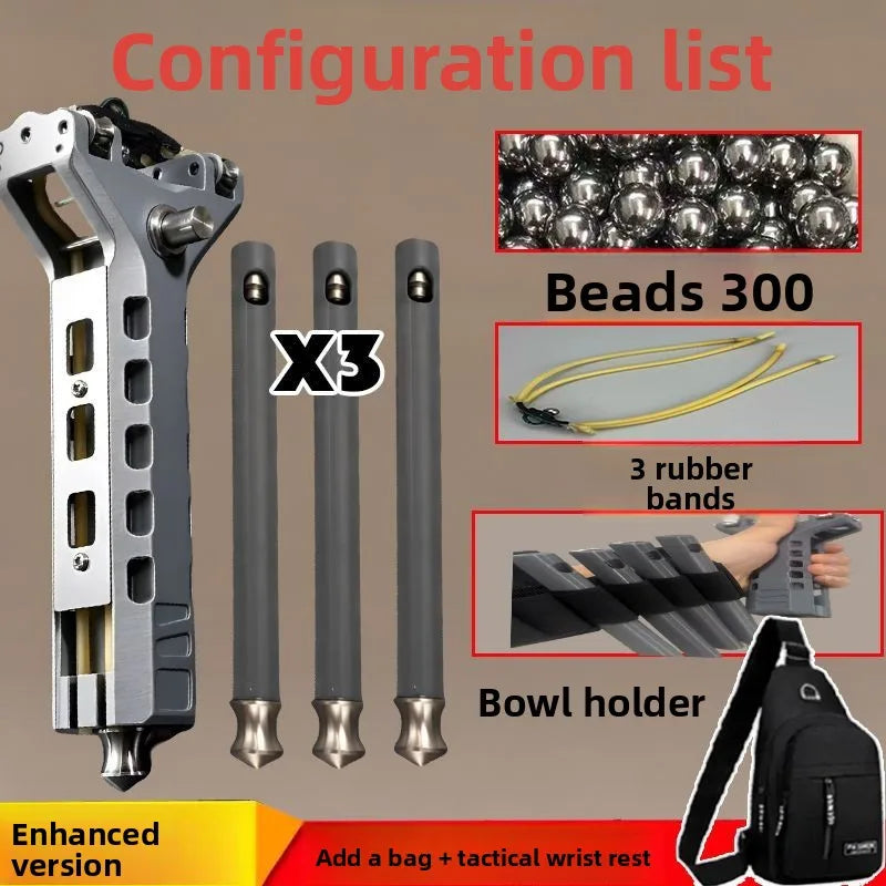 Automatic Slingshot Adult Outdoor Shooting Competition Specialized Slingshot Toy HALF METAL HALF PLASTIC 3D Print Sling Shot