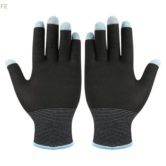 [F] 1Pair All Finger Operations Gaming Gloves Providing Accurate Screen Interaction For Mobile Devices For Winter Warmth